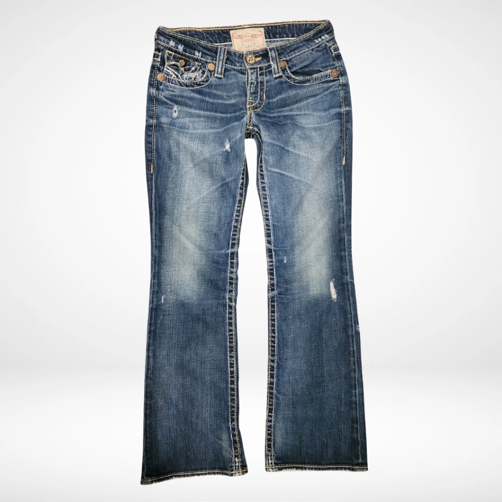 Big Star Women's Faded Blue Boot Cut Jeans